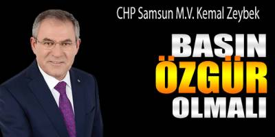 Kemal Zeybek Basın Özgür Olmalı
