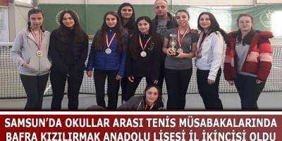 BAFRA KIZILIRMAK ANADOLU LİSESİ İL İKİNCİSİ OLDU