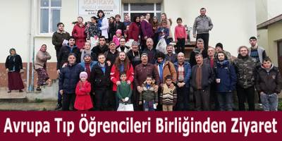 Avrupa Tıp Öğrencileri Birliğinden Ziyaret