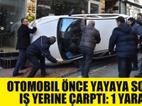 Otomobil Kazası: 1 yaralı!