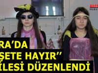 BAFRA’DA ’’POŞETE HAYIR’’ DEFİLESİ DÜZENLENDİ