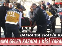 BAFRA'DA MEYDANA GELEN KAZADA 1 KİŞİ YARALANDI