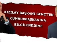 KIZILAY BAŞKANI GENÇ'TEN CUMHURBAŞKANINA BİLGİLENDİRME