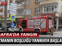 APARTMANIN BOŞLUĞU YANMAYA BAŞLADI