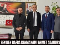 TÜRK EĞİTİM SEN’DEN BAFRA KAYMAKAMI AHMET ADANUR’A ZİYARET