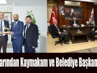 Aday Okullarından Kaymakam ve Belediye Başkanına Ziyaret