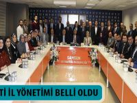 AK PARTİ İL YÖNETİMİ BELLİ OLDU