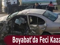 Boyabat'da Feci Kaza 1 Ölü