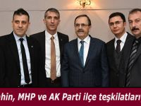 Şahin, MHP ve AK Parti ilçe teşkilatlarıyla buluştu