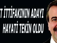 HAYATİ TEKİN SAMSUN BÜYÜKŞEHİR BELEDİYE BAŞKAN ADAYI