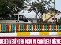 BAFRA BELEDİYESİ’NDEN OKUL VE CAMİLERE HİZMET DESTEĞİ