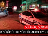 BAFRA’DA SÜRÜCÜLERE ALKOL UYGULAMASI