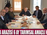 SERA OSB ARAZİSİ 6 AY TARIMSAL AMAÇLI KİRALANDI