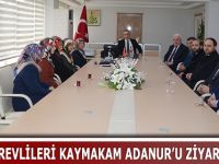 DİN GÖREVLİLERİ KAYMAKAM ADANUR’U ZİYARET ETTİ