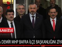MUSTAFA DEMİR MHP BAFRA İLÇE BAŞKANLIĞINI ZİYARET ETTİ