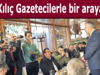 Hamit Kılıç Gazetecilerle bir araya geldi