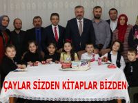 BAFRA'DA "ÇAYLAR SİZDEN KİTAPLAR BİZDEN"PROJESİ