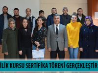 GİRİŞİMCİLİK KURSU SERTİFİKA TÖRENİ GERÇEKLEŞTİRİLDİ