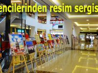 Öğrencilerinden resim sergisi