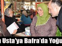 Erhan Usta'ya Bafra'da Yoğun İlgi