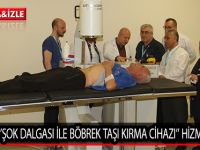 BAFRA’DA ’’ŞOK DALGASI İLE  BÖBREK TAŞI KIRMA CİHAZI’’ HİZMETE GİRDİ