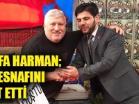 MUSTAFA HARMAN PAZAR ESNAFINI ZİYARET ETTİ