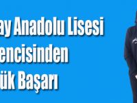 Kolay Anadolu Lisesi Öğrencisinden Büyük Başarı