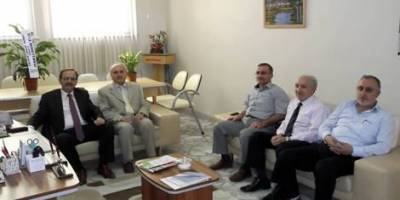 BAŞKAN ŞAHİN, ÖZEL BAFRA OKULU’NU ZİYARET ETTİ