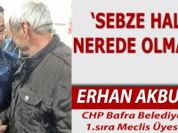 Akbulut; Bafra Sebze Hali Nerede Olmalı?