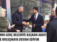 BAFRA’NIN GENÇ BELEDİYE BAŞKAN ADAYI ESNAF İLE BULUŞMAYA DEVAM EDİYOR