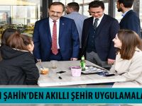 BAŞKAN ŞAHİN’DEN AKILLI ŞEHİR UYGULAMALARI