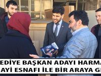 BELEDİYE BAŞKAN ADAYI HARMAN SANAYİ ESNAFI İLE BİR ARAYA GELDİ