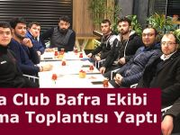 Fiorina Club Bafra Ekibi Tanışma Toplantısı Yaptı