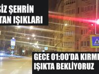BAFRA’DA TRAFİK IŞIKLARI ÇILDIRTTI