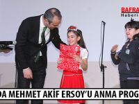 BAFRA’DA MEHMET AKİF ERSOY’U ANMA PROGRAMI