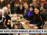 BAFRA'DAKİ KAFELERDEN KARAASLAN VE KILIÇ'A SICAK İLGİ