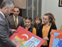 Öğrencilerden Başkan Topaloğlu’na Anlamlı Hediye