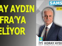 Koray Aydın Bafra'ya Geliyor