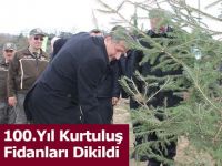 Bafra'da 100.Yıl Kurtuluş Ormanı Fidanları Dikildi