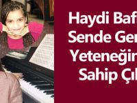Haydi Bafra Sende Genç Yeteneğine Sahip Çık