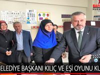BAFRA BELEDİYE BAŞKANI KILIÇ VE EŞİ OYUNU KULLANDI