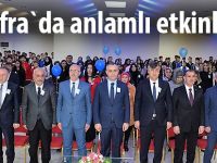 Bafra`da anlamlı etkinlik
