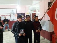Alaçamlı Şampiyon Güreşçilere Hediyeleri Sunuldu
