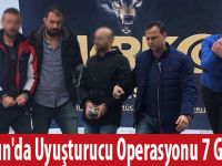 Samsun'da Uyuşturucu Operasyonu 7 Gözaltı