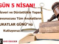 5 Nisan Avukatlar Günü