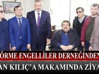 Görme Engelliler Derneğinden Başkan Kılıç'a Ziyaret