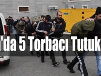 Bafra'da 5 torbacı Tutuklandı