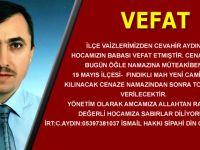 Cevahir Aydın Hocanın Babası Vefat Etti