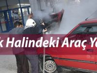 Park Halindeki Araç Yandı