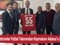 Bafra Veteranlar Futbol Takımından Kaymakam Adanur'u Ziyaret